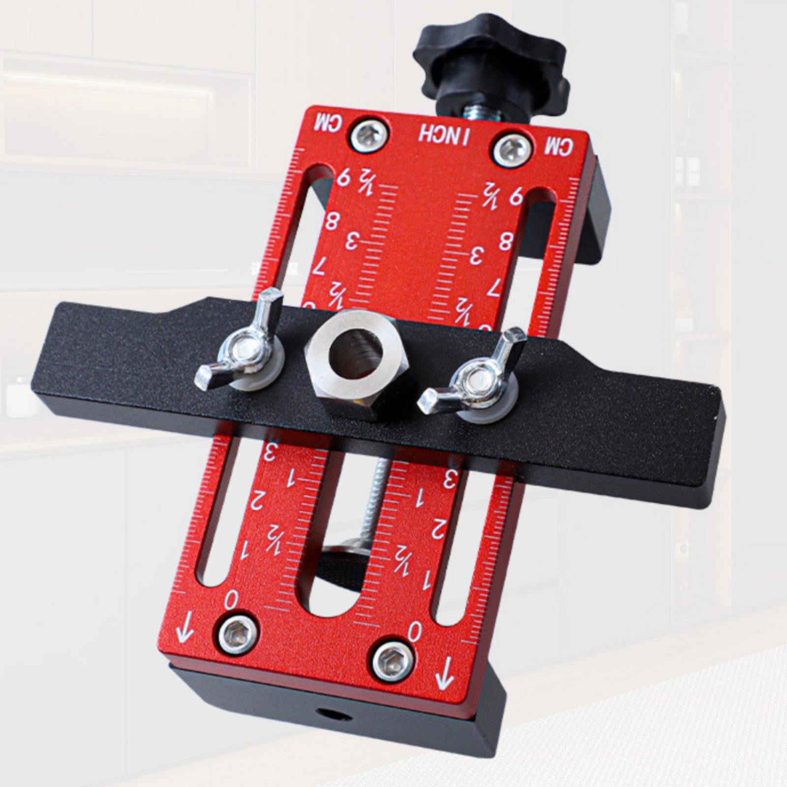 キャビネット穴位置決め器 正確な位置決め ドア取り付けテンプ - Cabinet Hinges のレビューと価格