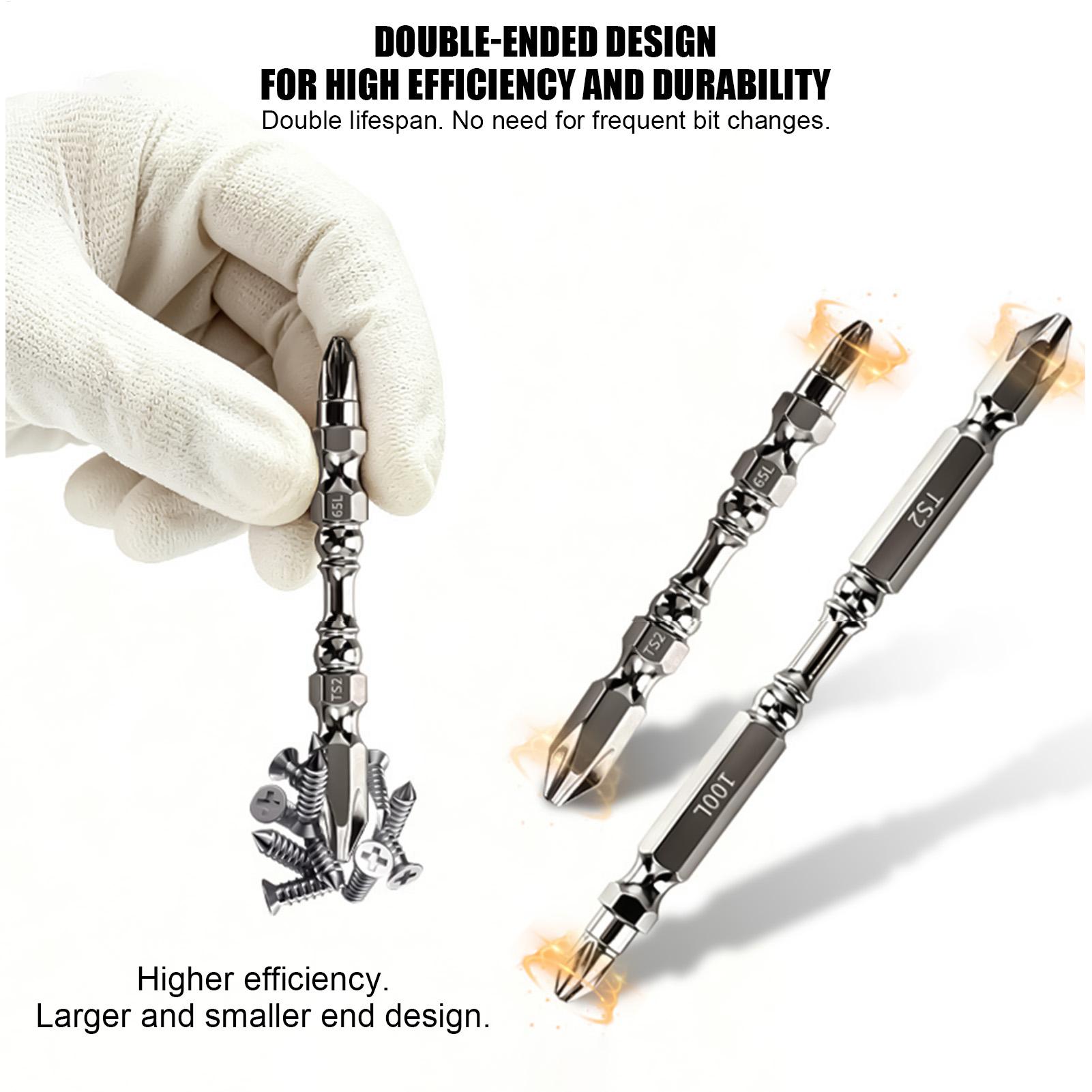 ドライバービットセット磁気ヘビーデューティ金属六角シャンク滑 - Drill Bits のレビューと価格