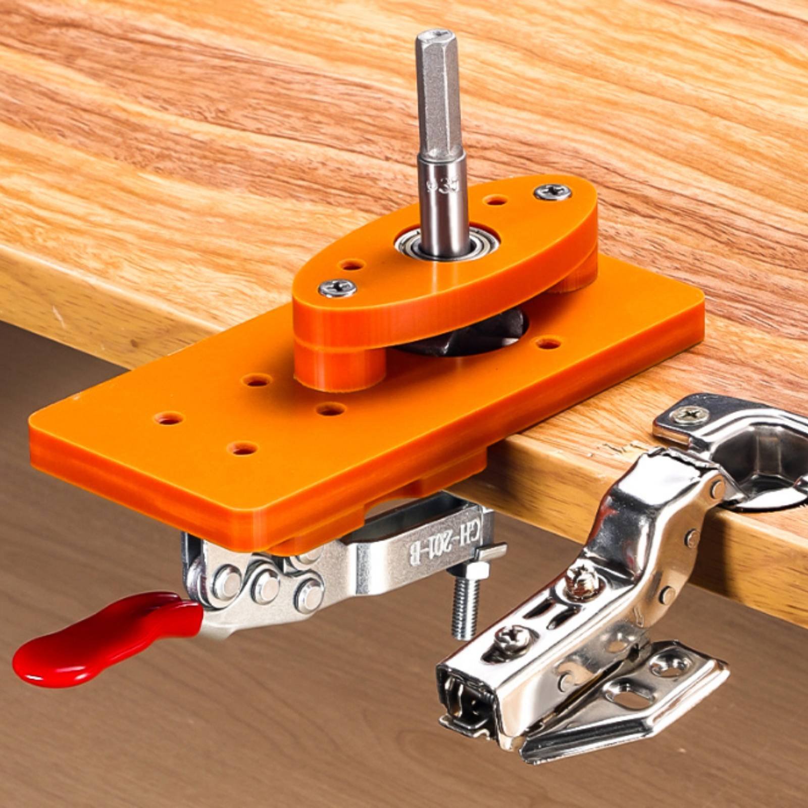 35mmヒンジ穴あけ治具 簡単操作 キャビネットドアヒンジ治 - Cabinet Hinges のレビューと価格