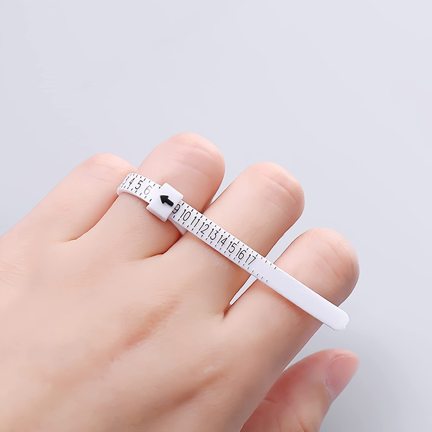 ホワイトリングサイズ測定ツール - 柔らかい素材で調整可能な - Tape Measure のレビューと価格